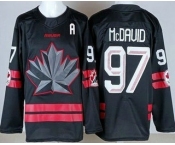 Youth Canada #97 Connor McDavid Black 2026 Olympics Authentic Jersey