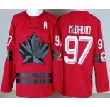 Youth Canada #97 Connor McDavid Red 2026 Olympics Authentic Jersey