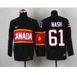 youth nhl jerseys team canada #61 nash black[2014 winter olympics]