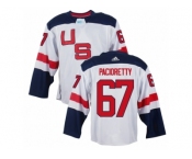 Youth Adidas Team USA #67 Max Pacioretty Authentic White Home 2016 World Cup Ice Hockey Jersey