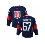 Youth Adidas Team USA #67 Max Pacioretty Premier Navy Blue Away 2016 World Cup Ice Hockey Jersey