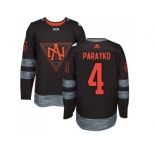 Team North America #4 Colton Parayko Black 2016 World Cup Stitched NHL Jersey