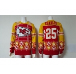 Nike Kansas City Chiefs #25 Jamaal Charles red Men's Ugly Sweater