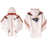 NFL St. Louis Rams dust coat trench coat windbreaker 4