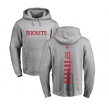 NBA Nike Houston Rockets #10 Eric Gordon Ash Backer Pullover Hoodie