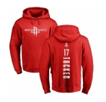 NBA Nike Houston Rockets #17 PJ Tucker Red Backer Pullover Hoodie