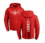 NBA Nike Houston Rockets #25 Robert Horry Red Backer Pullover Hoodie