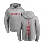 NBA Nike Houston Rockets #4 Charles Barkley Ash Backer Pullover Hoodie