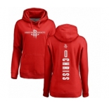 NBA Women's Nike Houston Rockets #0 Marquese Chriss Red Backer Pullover Hoodie