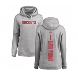 NBA Women's Nike Houston Rockets #1 Michael Carter-Williams Ash Backer Pullover Hoodie