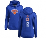 NBA Women's Nike New York Knicks #13 Joakim Noah Royal Blue Backer Pullover Hoodie