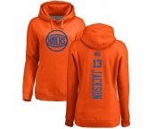 NBA Women's Nike New York Knicks #13 Mark Jackson Orange One Color Backer Pullover Hoodie