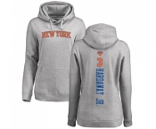 NBA Women's Nike New York Knicks #3 Tim Hardaway Jr. Ash Backer Pullover Hoodie