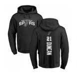 NBA Nike San Antonio Spurs #21 Tim Duncan Black Backer Pullover Hoodie