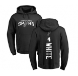 NBA Nike San Antonio Spurs #4 Derrick White Black Backer Pullover Hoodie