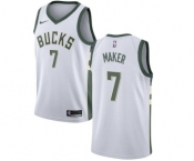 Youth Nike Milwaukee Bucks #7 Thon Maker Swingman White Home NBA Jersey - Association Edition