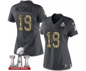 Women's Nike New England Patriots #19 Malcolm Mitchell Limited Black 2016 Salute to Service Super Bowl LI 51 NFL Jersey