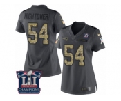 Women's Nike New England Patriots #54 Dont'a Hightower Limited Black 2016 Salute to Service Super Bowl LI Champions NFL Jersey