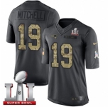 Youth Nike New England Patriots #19 Malcolm Mitchell Limited Black 2016 Salute to Service Super Bowl LI 51 NFL Jersey