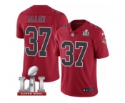 Men's Nike Atlanta Falcons #37 Ricardo Allen Limited Red Rush Super Bowl LI 51 NFL Jersey
