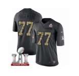 Men's Nike Atlanta Falcons #77 Ra'Shede Hageman Limited Black 2016 Salute to Service Super Bowl LI 51 NFL Jersey