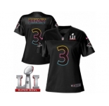 Women's Nike Atlanta Falcons #3 Matt Bryant Game Black Fashion Super Bowl LI 51 NFL Jersey