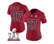 Women's Nike Atlanta Falcons #37 Ricardo Allen Limited Red Rush Super Bowl LI 51 NFL Jersey