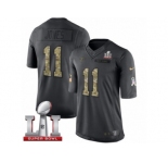 Youth Nike Atlanta Falcons #11 Julio Jones Limited Black 2016 Salute to Service Super Bowl LI 51 NFL Jersey