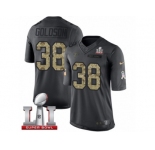 Youth Nike Atlanta Falcons #38 Dashon Goldson Limited Black 2016 Salute to Service Super Bowl LI 51 NFL Jersey