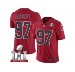 Youth Nike Atlanta Falcons #97 Grady Jarrett Limited Red Rush Super Bowl LI 51 NFL Jersey