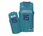 Men's Adidas Charlotte Hornets #15 Percy Miller Authentic Light Blue Road NBA Jersey