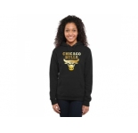Women's Chicago Bulls Gold Collection Pullover Hoodie Black