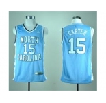 NBA NCAA North Carolina Tar Heels Vince Carter #15 College Blue