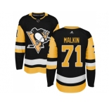 Adidas Men Pittsburgh Penguins #71 Evgeni Malkin Black Alternate Authentic Stitched NHL Jersey