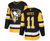 Adidas Pittsburgh Penguins #11 Jimmy Hayes Authentic Black Home NHL Jersey