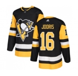 Adidas Pittsburgh Penguins #16 Josh Jooris Authentic Black Home NHL Jersey