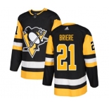 Adidas Pittsburgh Penguins #21 Michel Briere Premier Black Home NHL Jersey