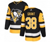Adidas Pittsburgh Penguins #38 Derek Grant Premier Black Home NHL Jersey