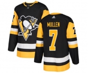 Adidas Pittsburgh Penguins #7 Joe Mullen Premier Black Home NHL Jersey
