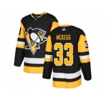 Men Adidas Pittsburgh Penguins #33 Greg McKegg Black Home Authentic Stitched NHL Jersey