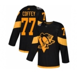 Men's Penguins #77 Paul Coffey Black 2019 Stadium Series Stitched Hockey Jersey