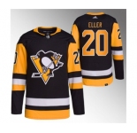 Men's Pittsburgh Penguins #20 Lars Eller Black Stitched Jersey1