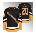 Men's Pittsburgh Penguins #20 Lars Eller Black Stitched Jersey