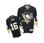 Men's Reebok Pittsburgh Penguins #16 Eric Fehr Premier Black Home NHL Jersey