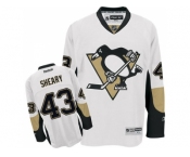Men's Reebok Pittsburgh Penguins #43 Conor Sheary Premier White Away NHL Jersey