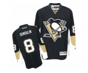 Men's Reebok Pittsburgh Penguins #8 Brian Dumoulin Authentic Black Home NHL Jersey