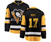 Pittsburgh Penguins #17 Bryan Rust Fanatics Branded Black Home Breakaway NHL Jersey