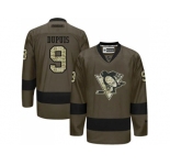 Pittsburgh Penguins #9 Pascal Dupuis Green Salute to Service Stitched NHL Jersey