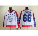 nhl Pittsburgh Penguins #66 Lemieux all star 75th Anniversary white CCM