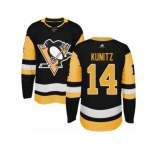 Youth Adidas Pittsburgh Penguins #14 Chris Kunitz Premier Black Home NHL Jersey